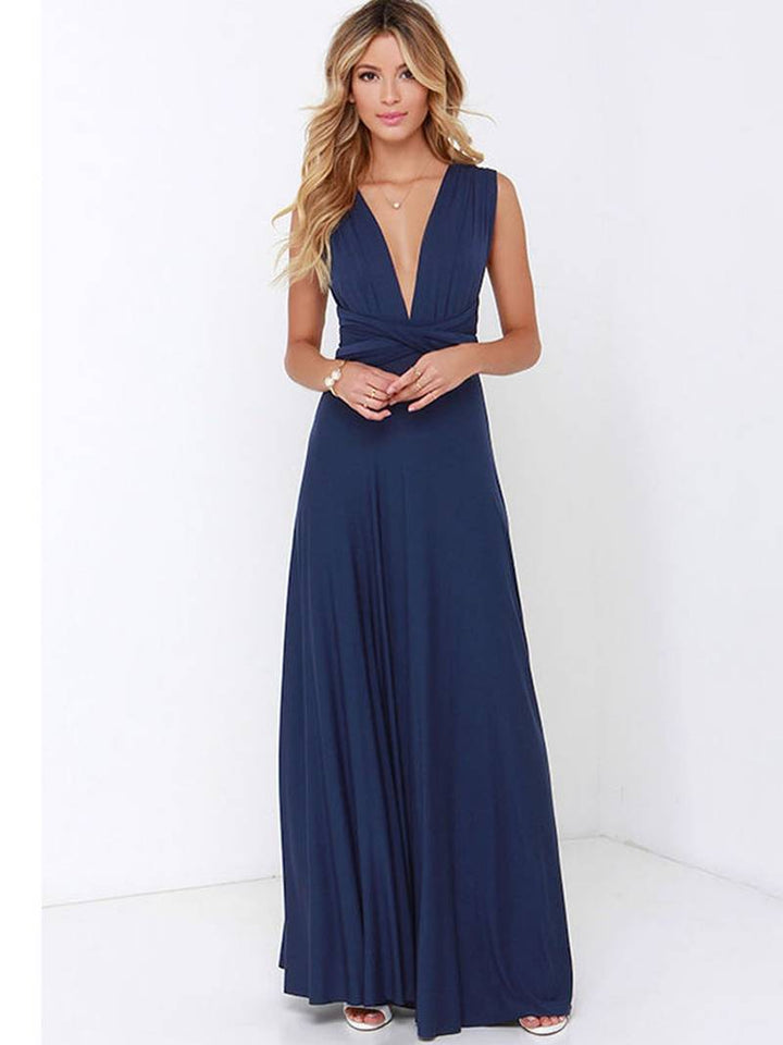 Mune Fashion | Elegant Convertible Maxi Dress