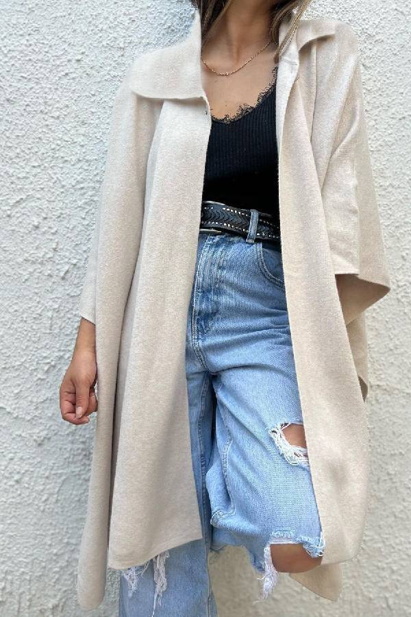 Mune | Color Casual Cardigan Loose Single-Button Windbreaker Jacket