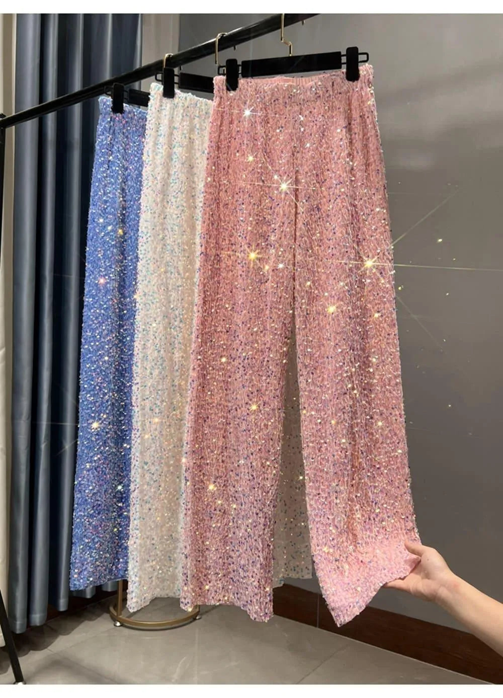 Mune | Wide Sun Pants with Sequins