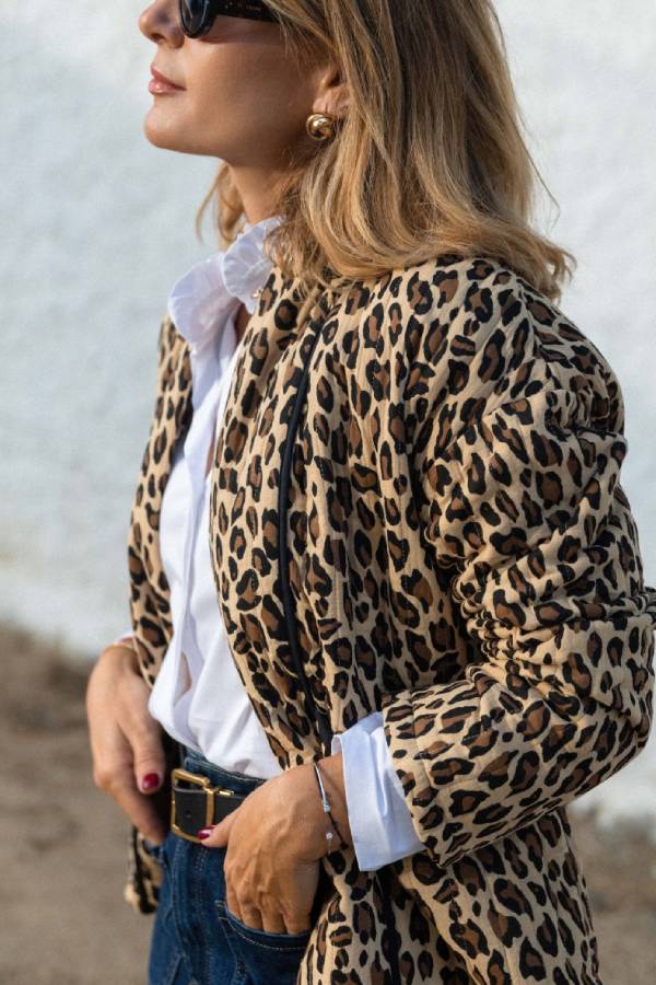 Mune | Leopard Pattern Jacket