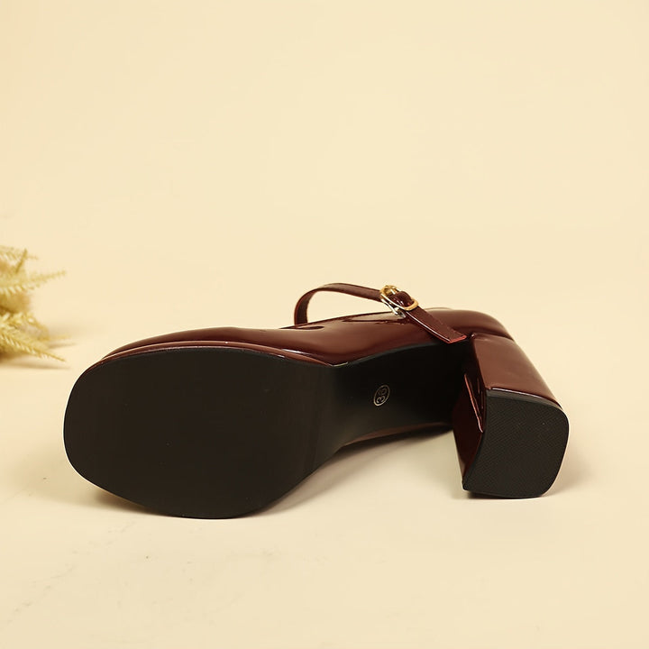 Mune Fashion | Stylish Waterproof Mary Jane Pumps
