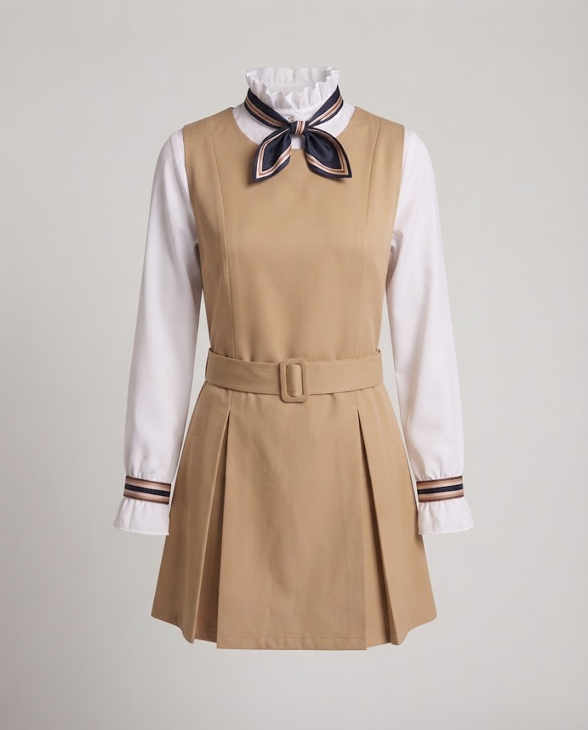Women's fashionable dress with bow Mune Fashion