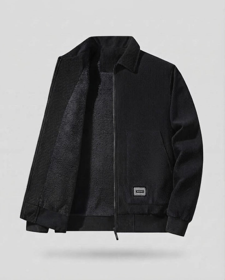 Men's Fashion Transitional Jacket made of Ripstop Material with Cozy Lining Mune Fashion