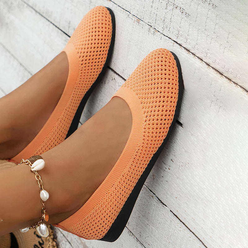 Casual Breathable Flat Shoes Mune Fashion