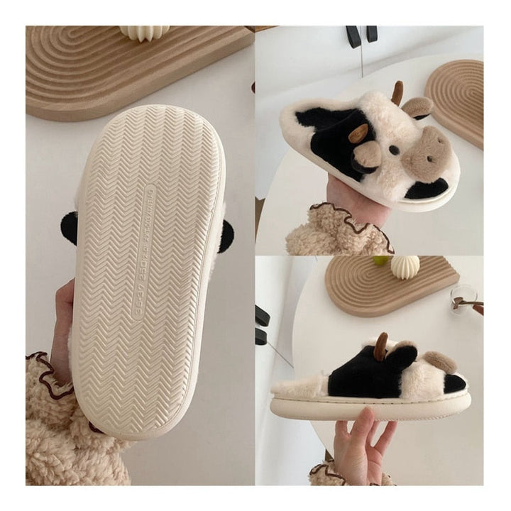 Mune | Animal print slippers