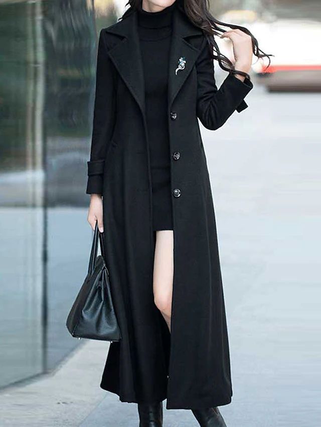 Mune | Long Coat with Belt for Women Ideal for Winter