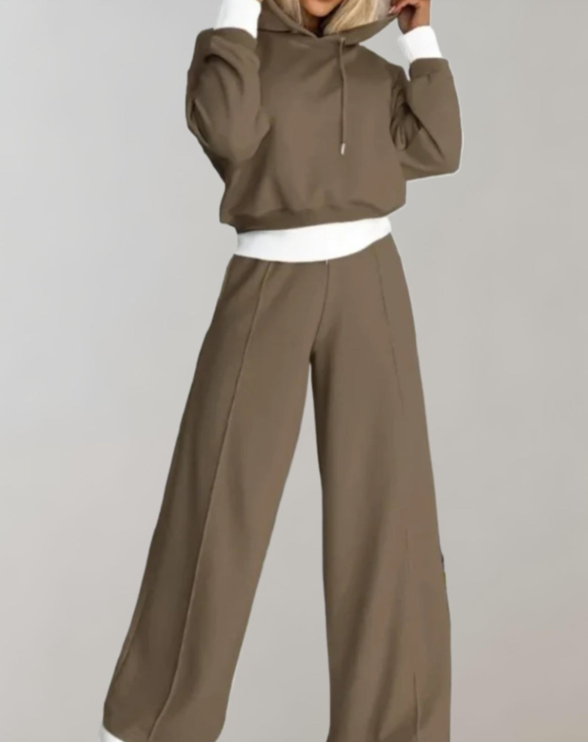 Mune | Women's Lounge Set with Hoodie and Wide Pants