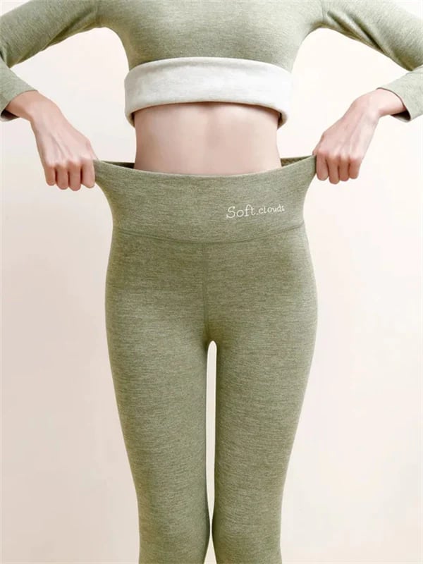 Mune | Women's Winter Pants Fleece - Warm Leggings with Shaping Effect