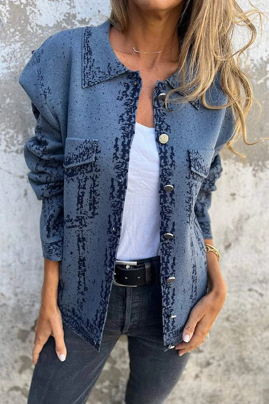 Mune | Revers Metal Buckle Casual Loose Jacket