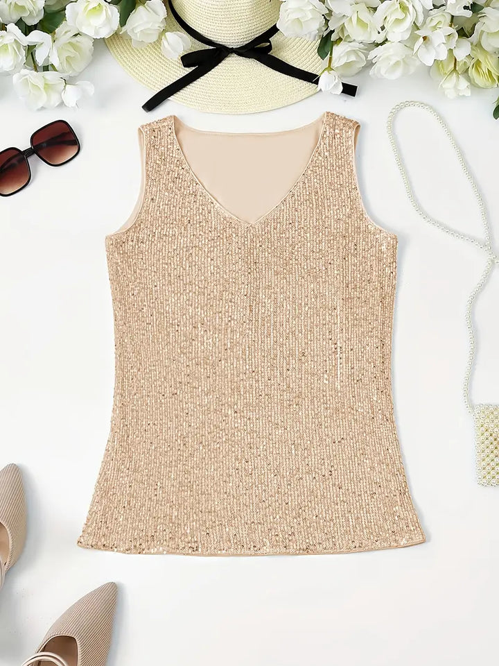 Mune Fashion | Sleeveless Top with Sequins