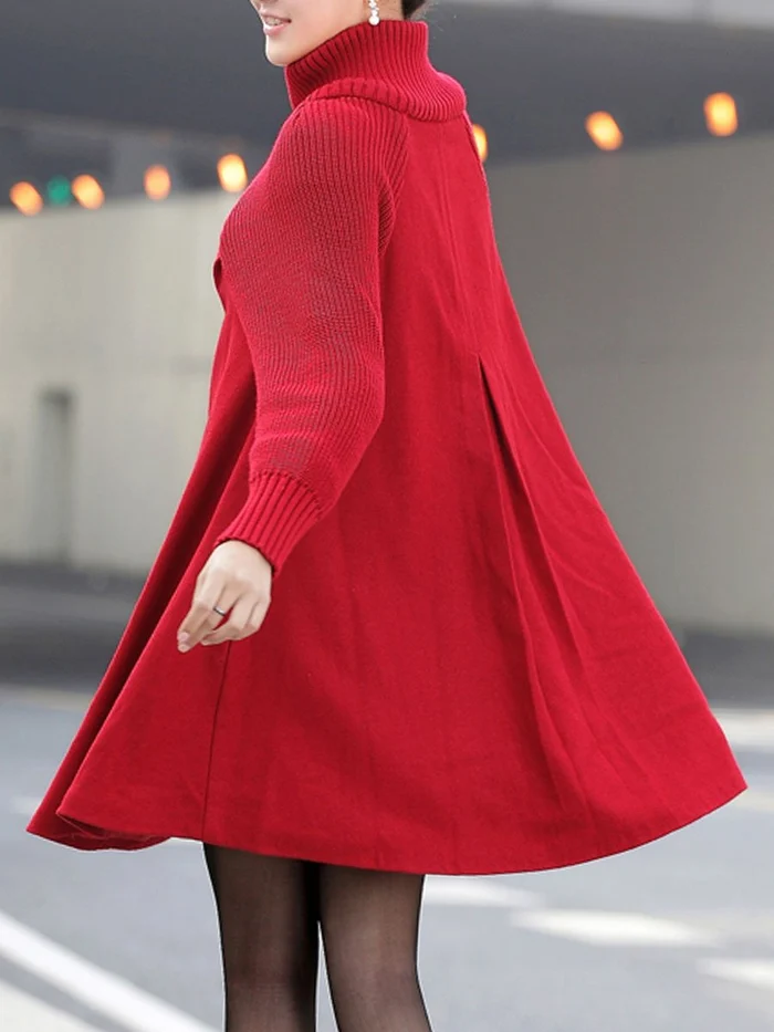 Mune | Long coat in plus sizes