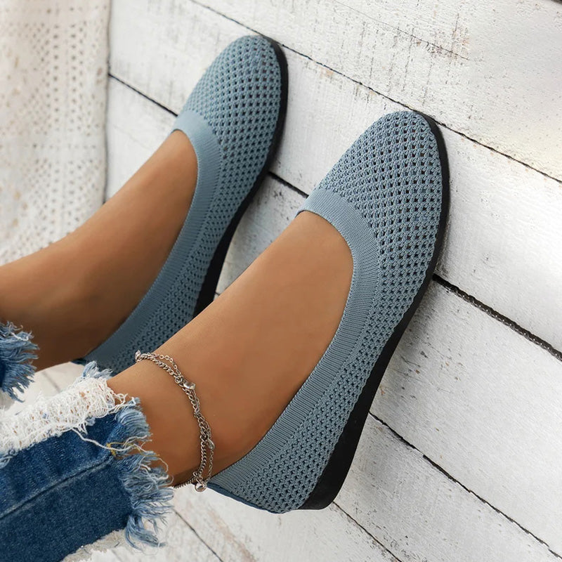 Casual Breathable Flat Shoes Mune Fashion