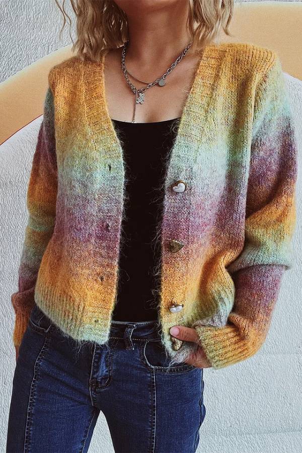Mune | Candy Color Sweater Jacket