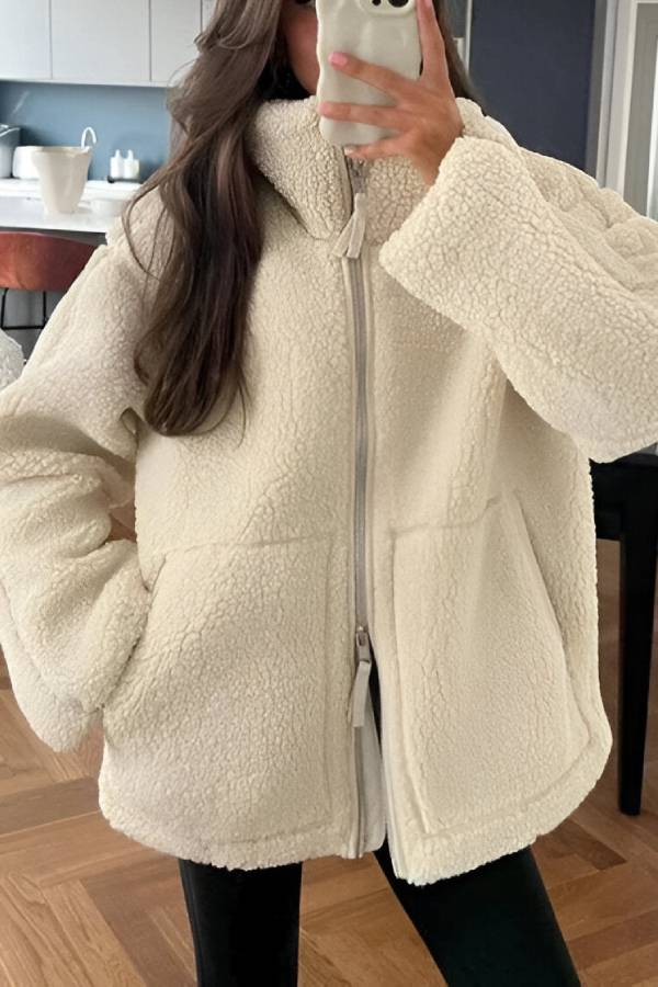 Mune | Full-Zip Teddy Jacket