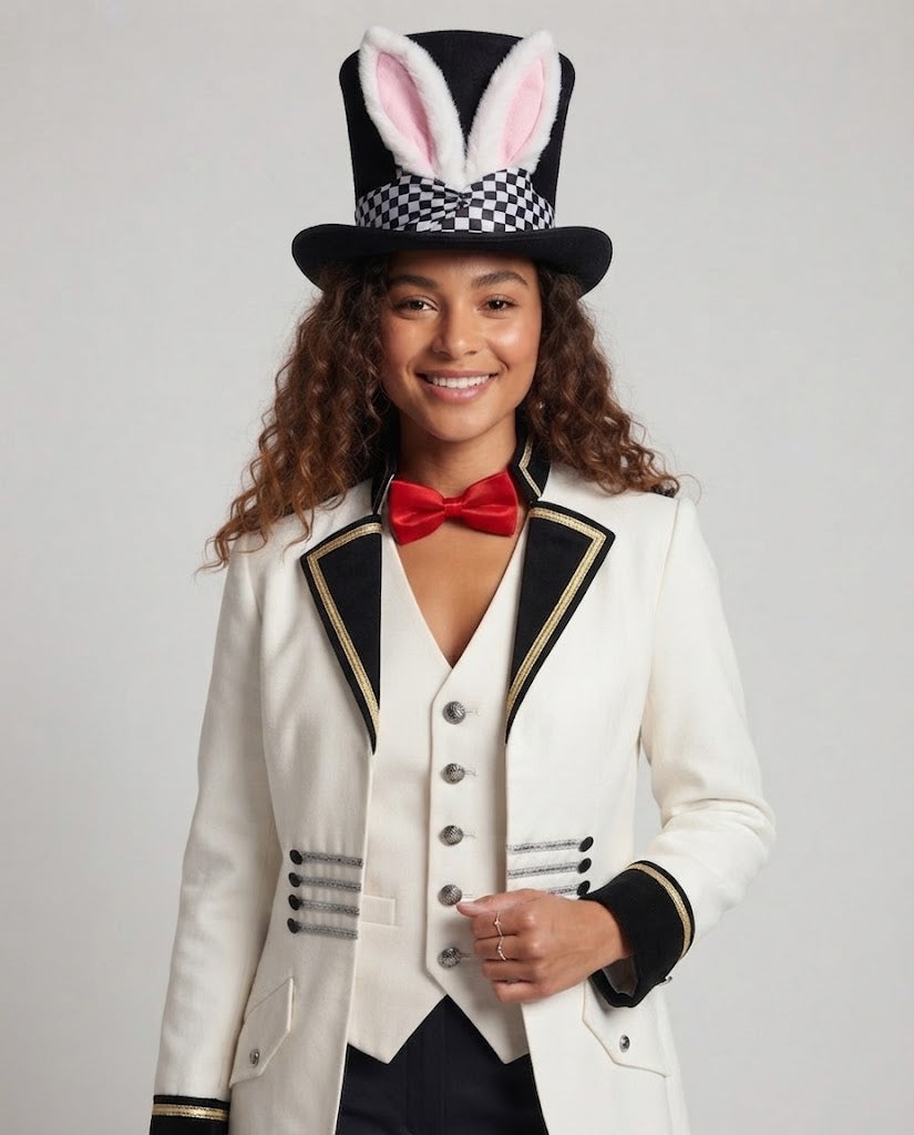 Women's costume set as fairy tale hero with cape, vest, accessories, and hat Mune Fashion