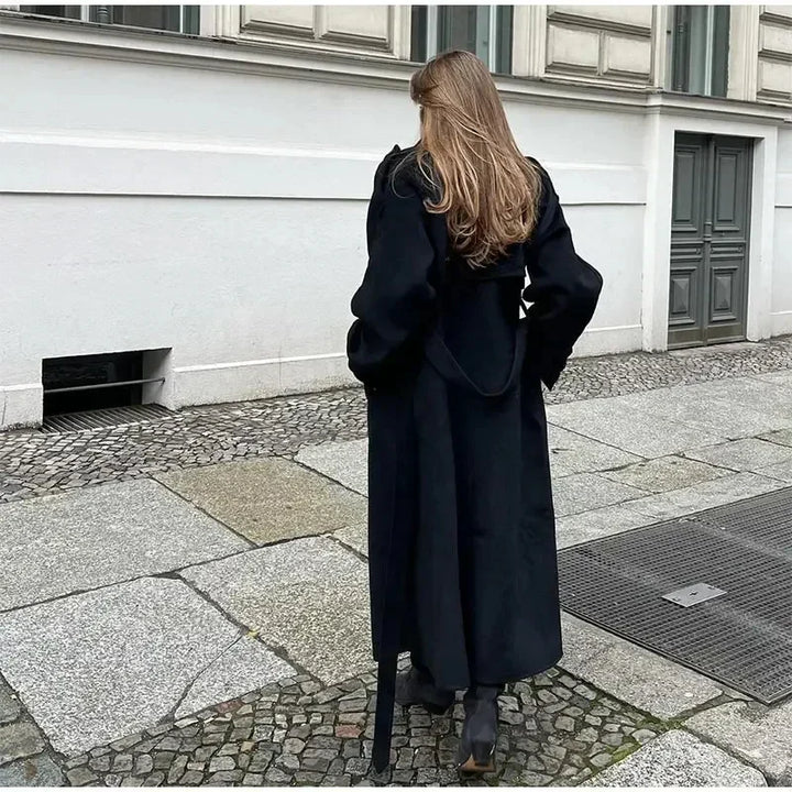 Mune | Double-Breasted Wool Blend Coat