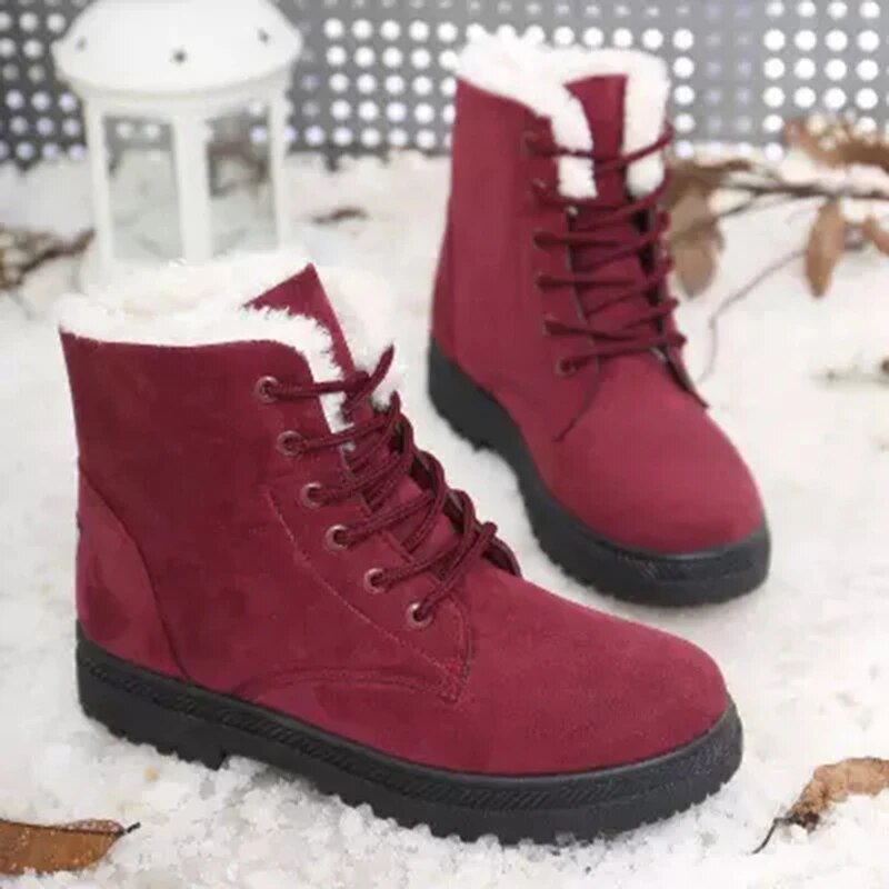 Mune | Non-slip snow boots with laces
