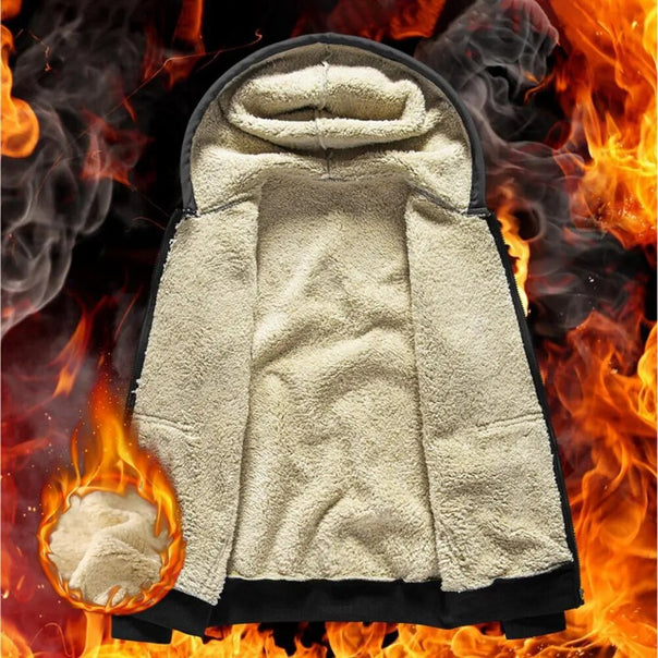 Mune | Cozy Unisex Sheepskin Hooded Jacket
