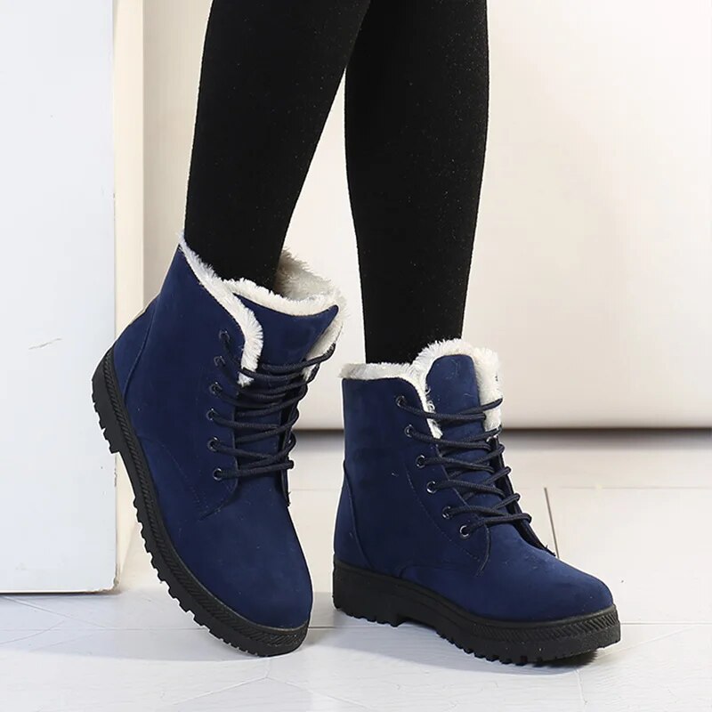 Mune | Non-slip snow boots with laces