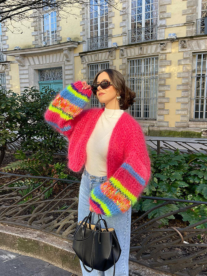Mune | Colorful Patchwork Cardigan for Women