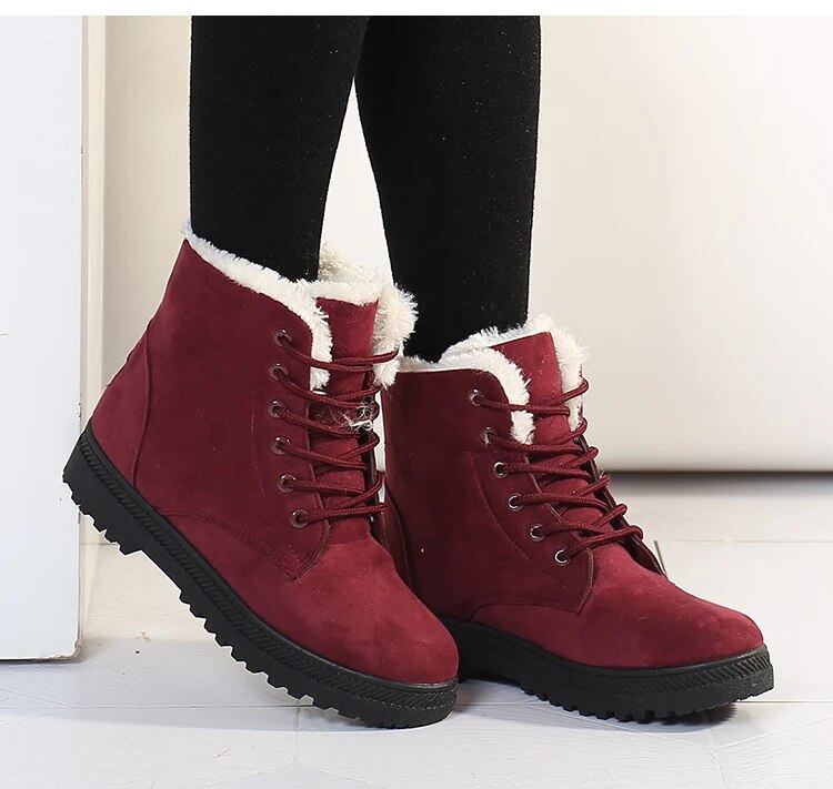 Mune | Non-slip snow boots with laces