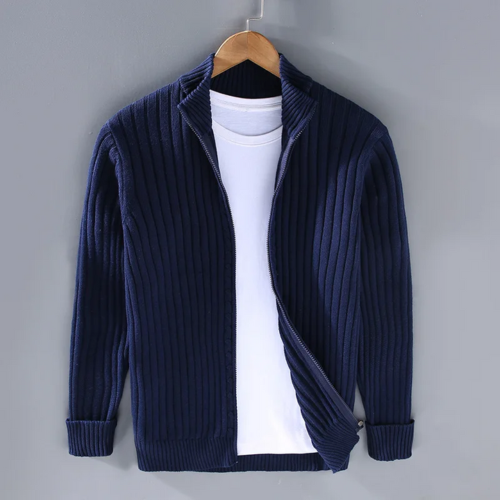 Mune | Turtleneck Knitted Jacket for Men