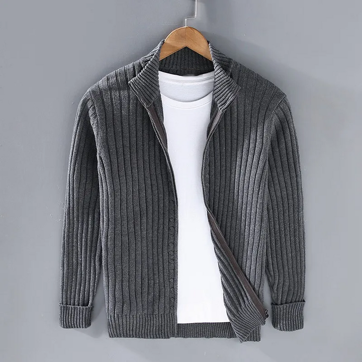 Mune | Turtleneck Knitted Jacket for Men