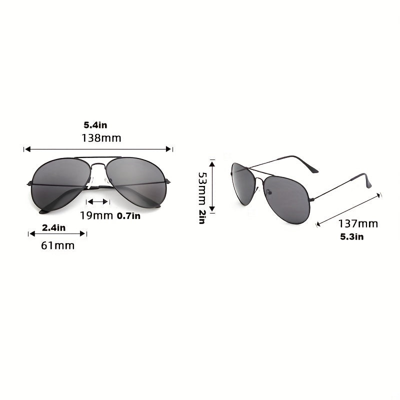 Mune Fashion | Classic Aviator Sunglasses with Golden Frame for Women