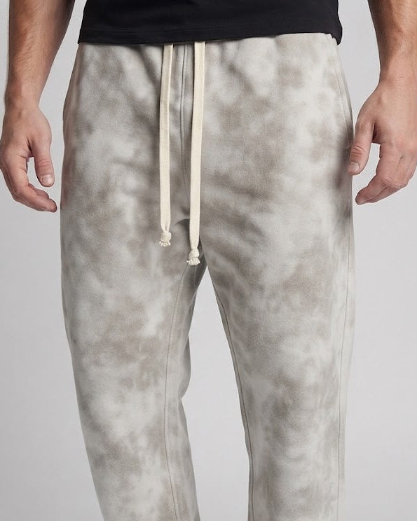 Unisex Wide Lounge-Jogging Pants made of Fleece with Elastic Waistband and Drawstring Mune Fashion
