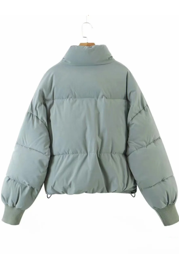 Mune | Collar Zipper Pocket Thick Warm Cotton Jacket