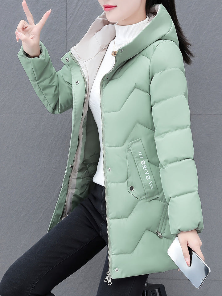 Mune | Long Casual Women's Down Jacket with Hood