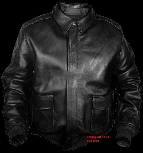 Mune | Retro Oversized Us Air Force Fur-Look Leather Coat