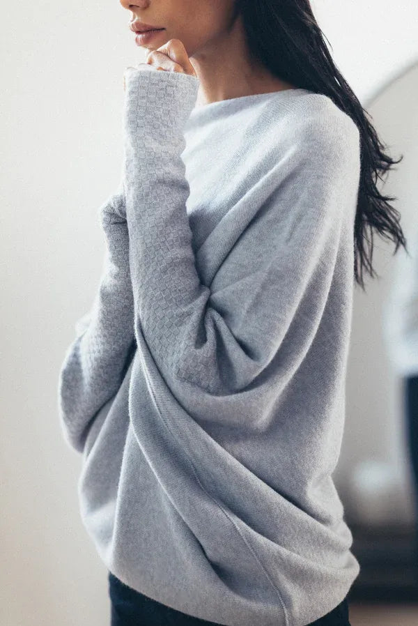 Mune | Asymmetrical Draped Sweater