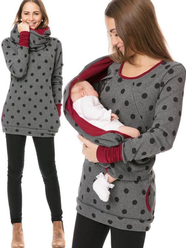 Mune | Maternity Chaps Nurse Sweatshirts Floral Print Bags Zipper Nursing Clothing