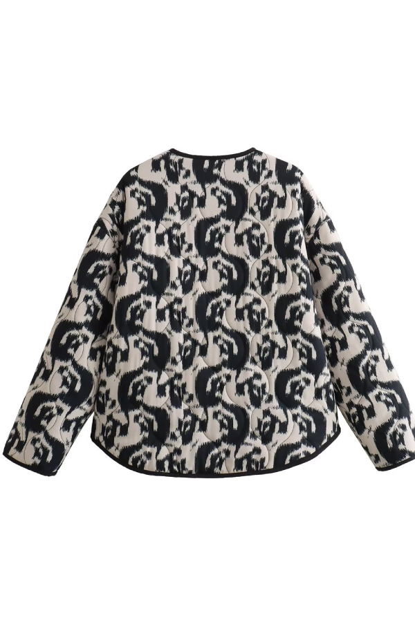 Mune | Animal Print Cotton Jacket