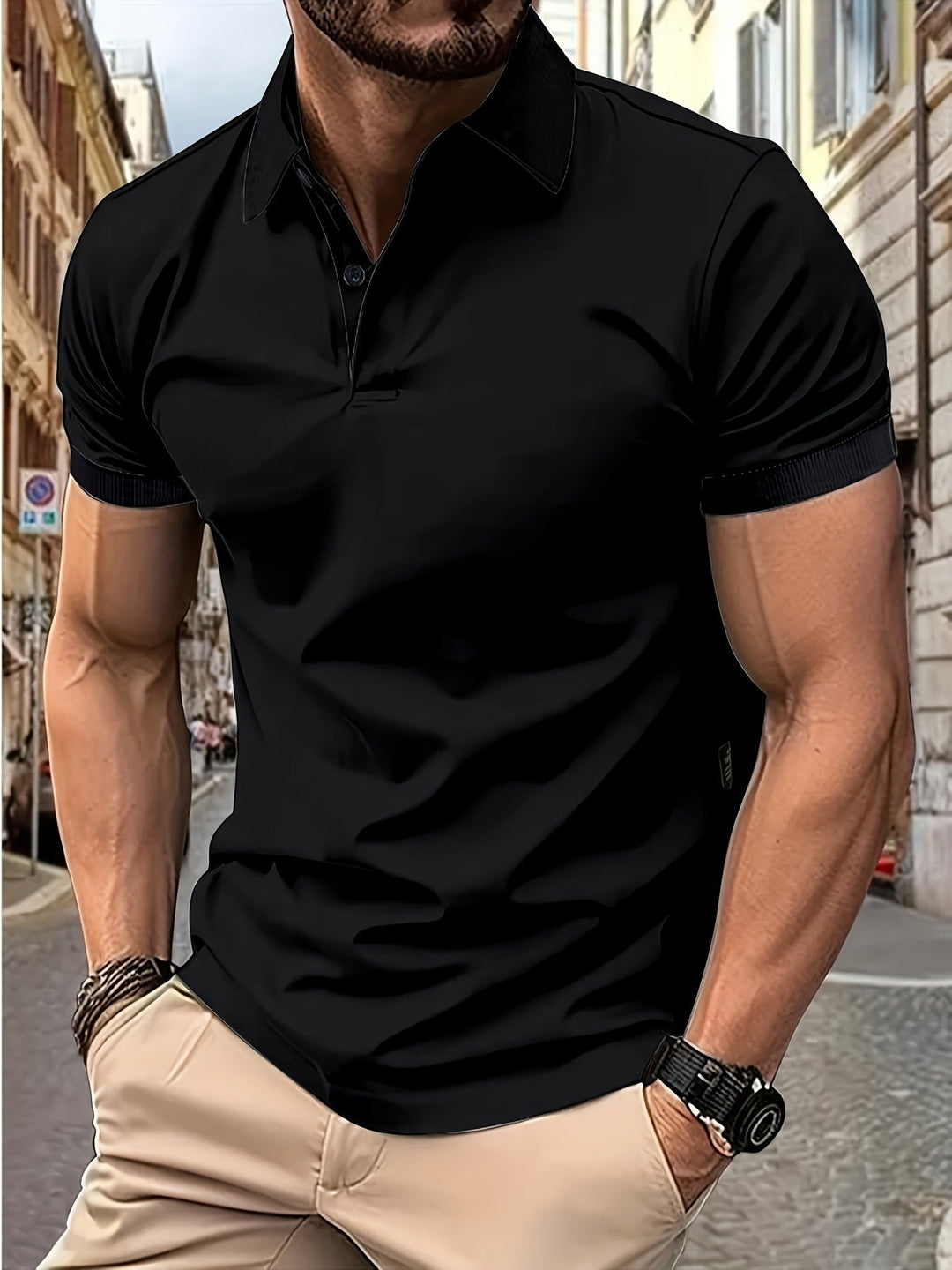 Stylish and comfortable short sleeve polo