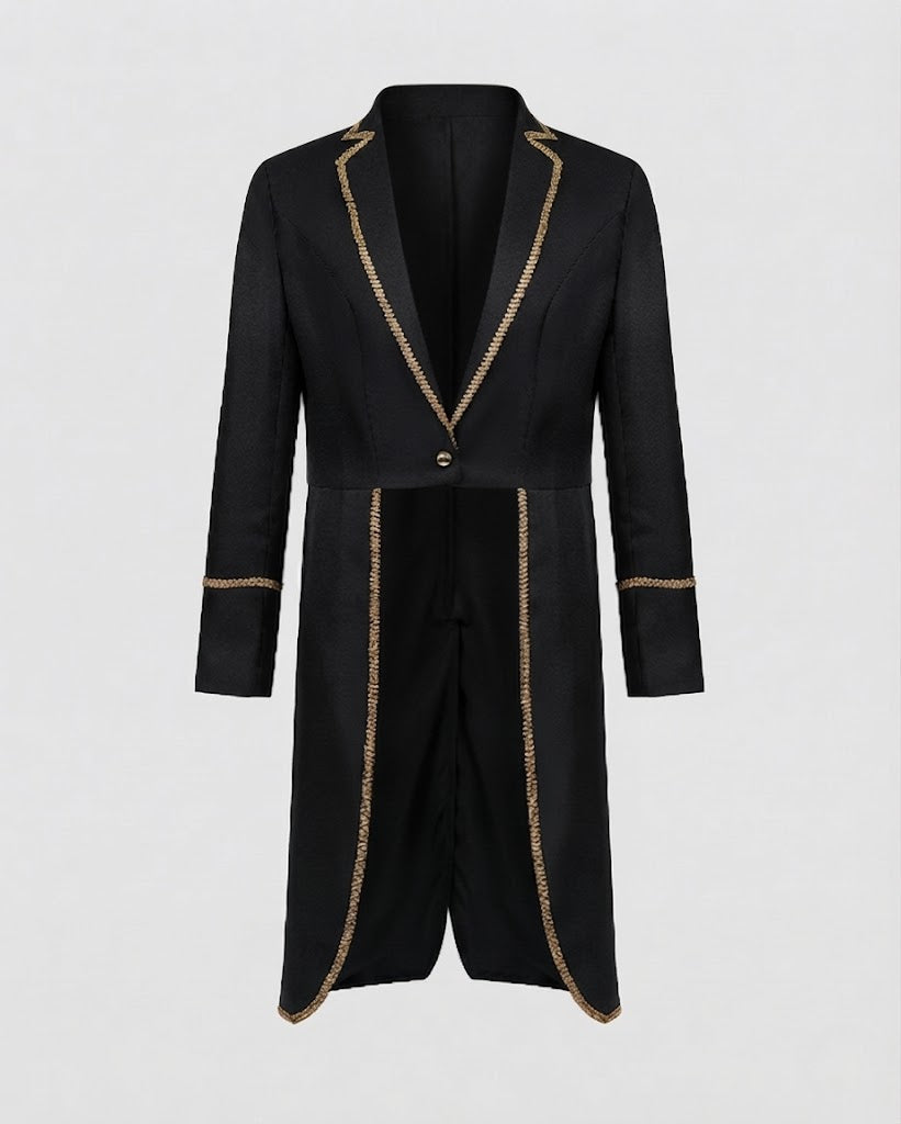 Ladies elegant tailcoat with ornate decorations Mune Fashion