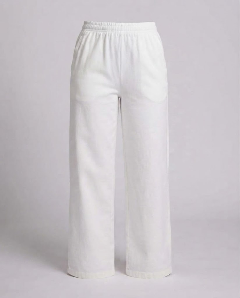 Women's loosely cut lounge pants with high elastic waistband and side pockets Mune Fashion