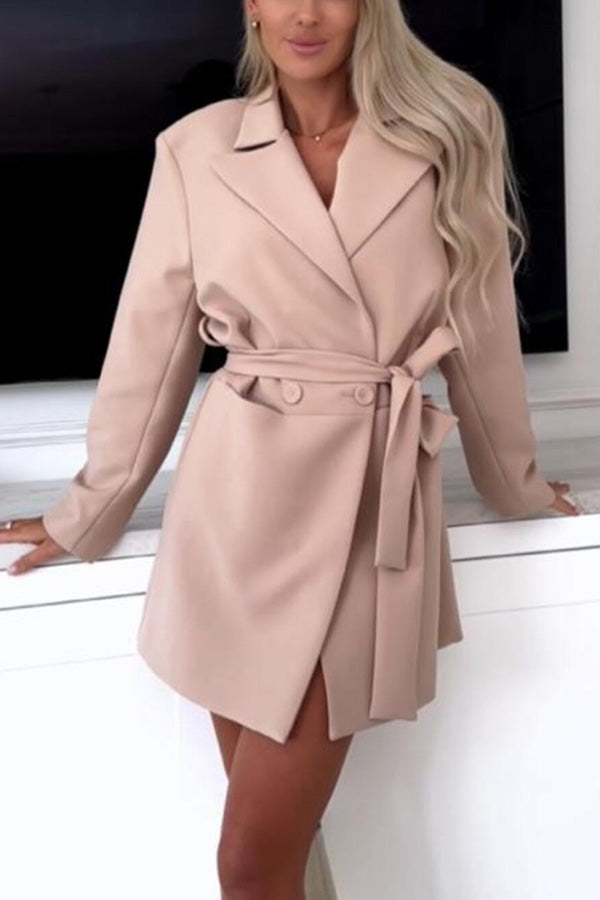 Mune | Long Beige Jacket