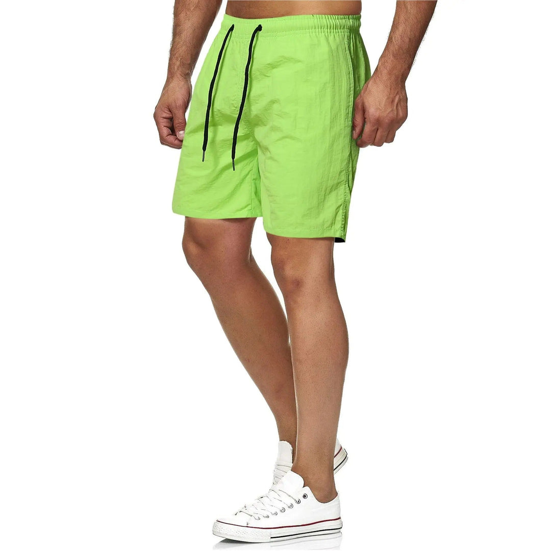 Mune Fashion | Quick-Drying Solid Color Fitness Swim Trunks for Men