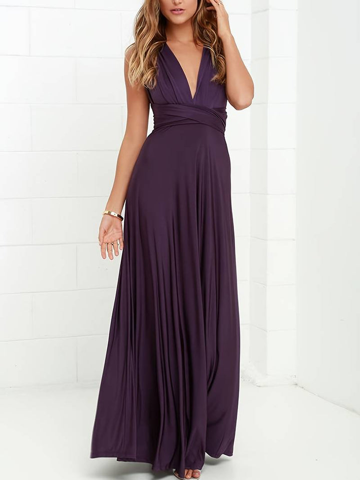 Mune Fashion | Elegant Convertible Maxi Dress