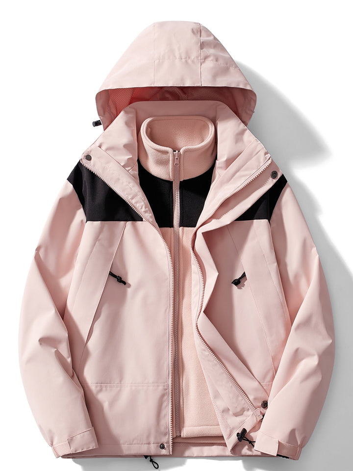 Mune | 3-In-1 Fleece Winter Jacket with Hood for Women