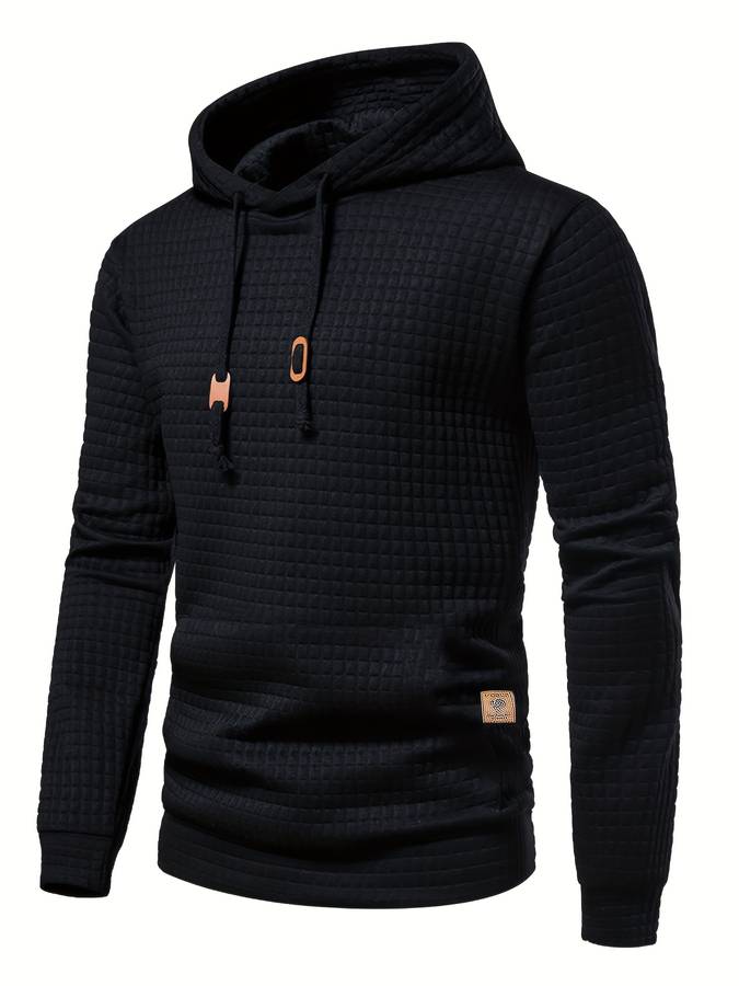 Mune | Casual Waffle Pattern Hoodie for Men
