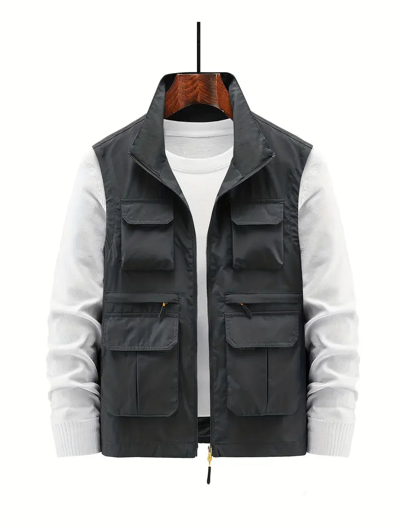 Mune | Men's Vest Multi With Pockets With Zipper