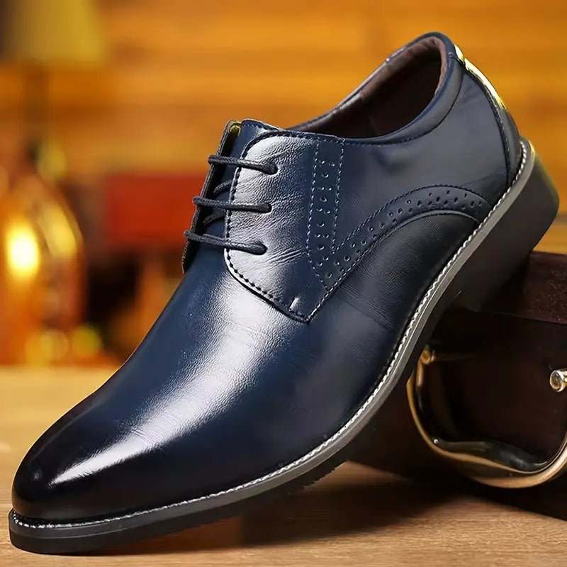 Mune Fashion | Business Style Dress Shoes Men Made of Calf Leather