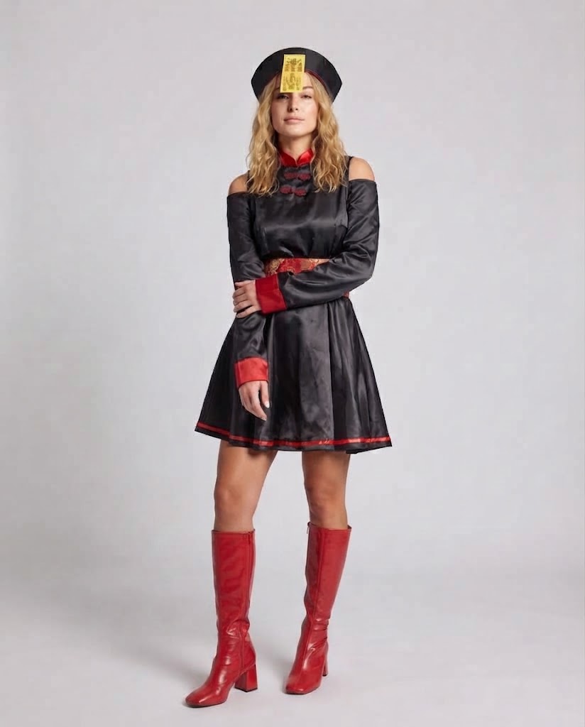 Women's Stylish Costume in Asian Design with Elegant Details Mune Fashion
