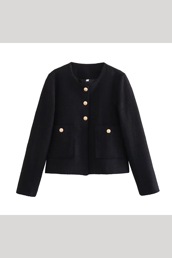Mune | Color Textured Casual Style Top Jacket