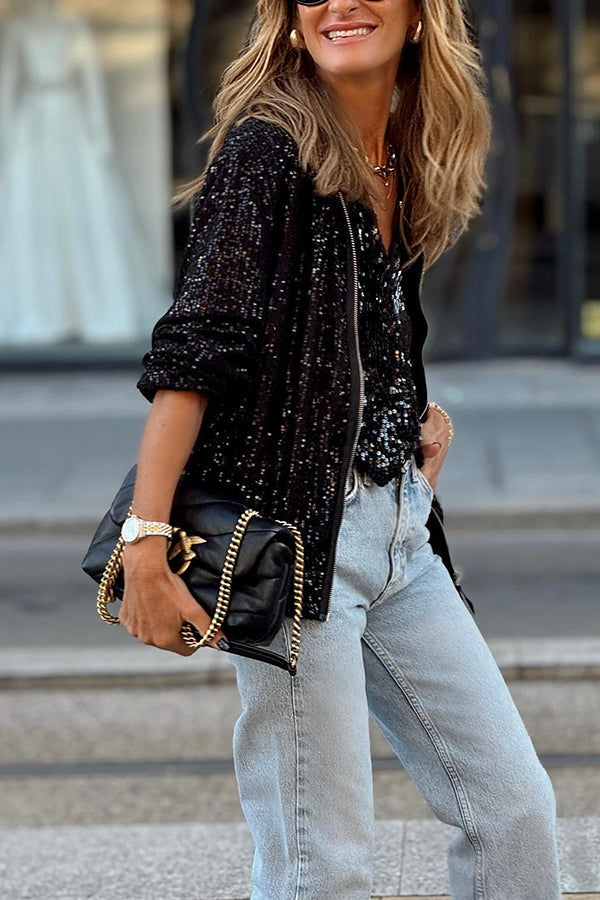 Mune | Fashion Classic Sequin Jacket