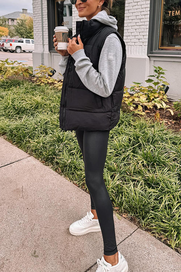 Mune | Color Fashionable Casual Style Cotton Vest Jacket