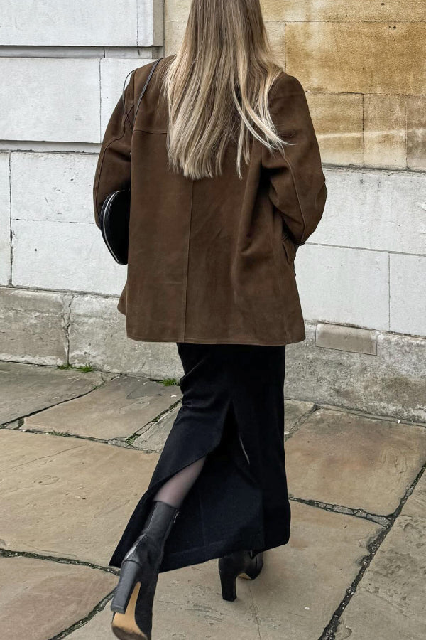 Mune | Vintage Sleeveless Suede Jacket